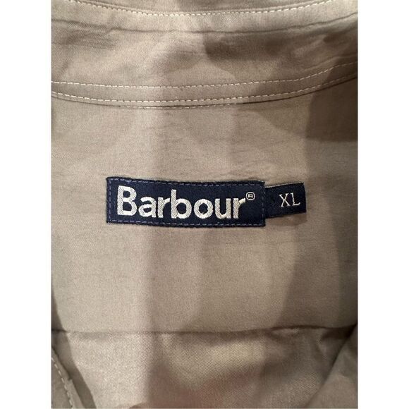 Barbour Tollgate Button Up Overshirt Agave Green Men’s Sz XL - Picture 4 of 5